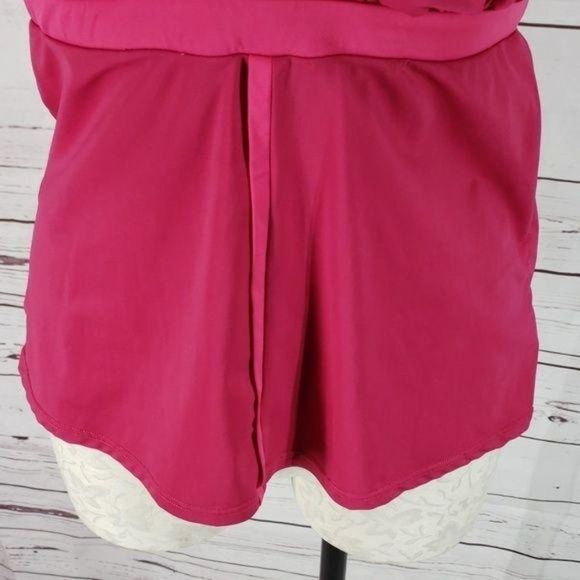 Spanx Tankini Halter Swimsuit Top Size 10 - Picture 3 of 7